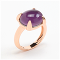 Amethyst Crystal Ring